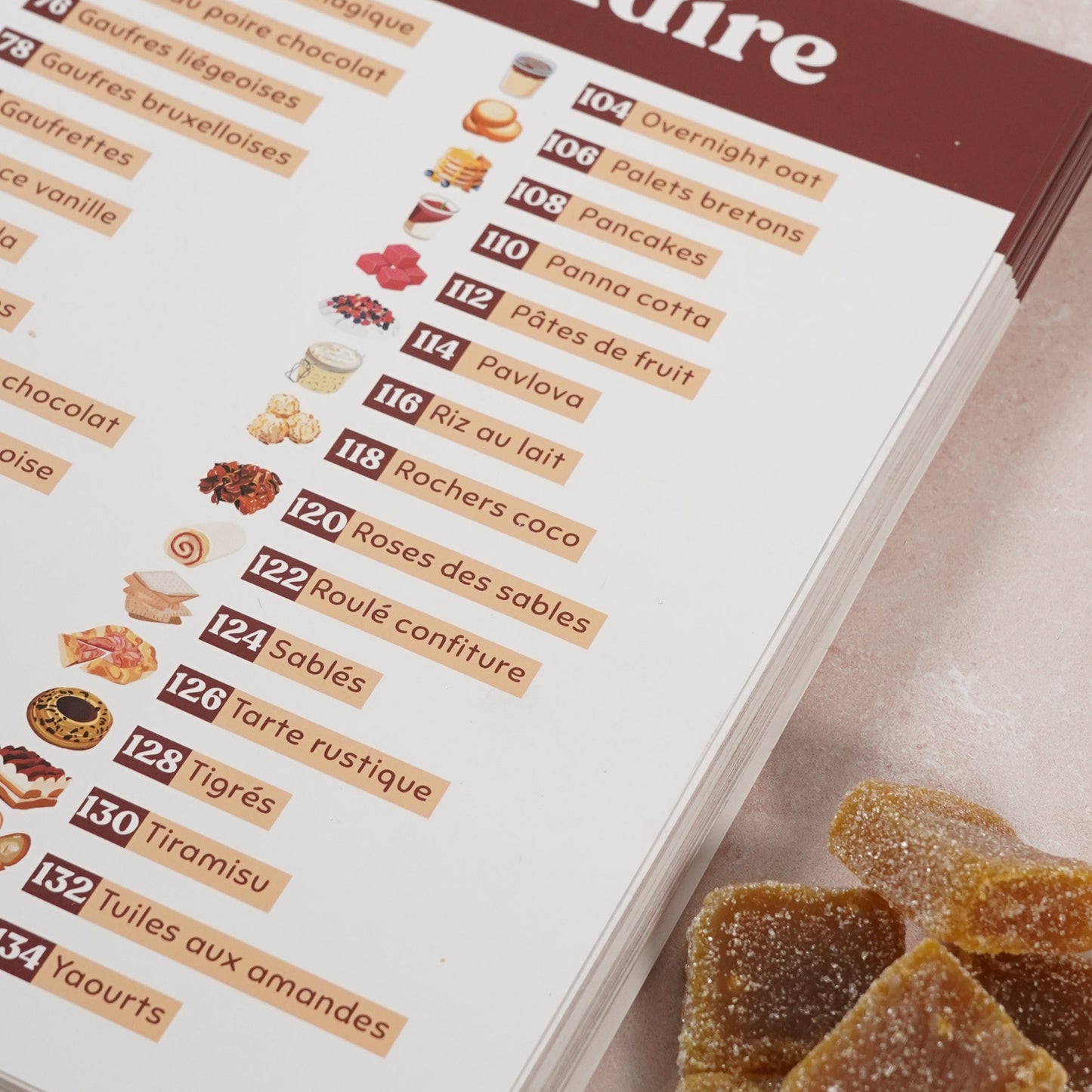 Le carnet de recette 2025