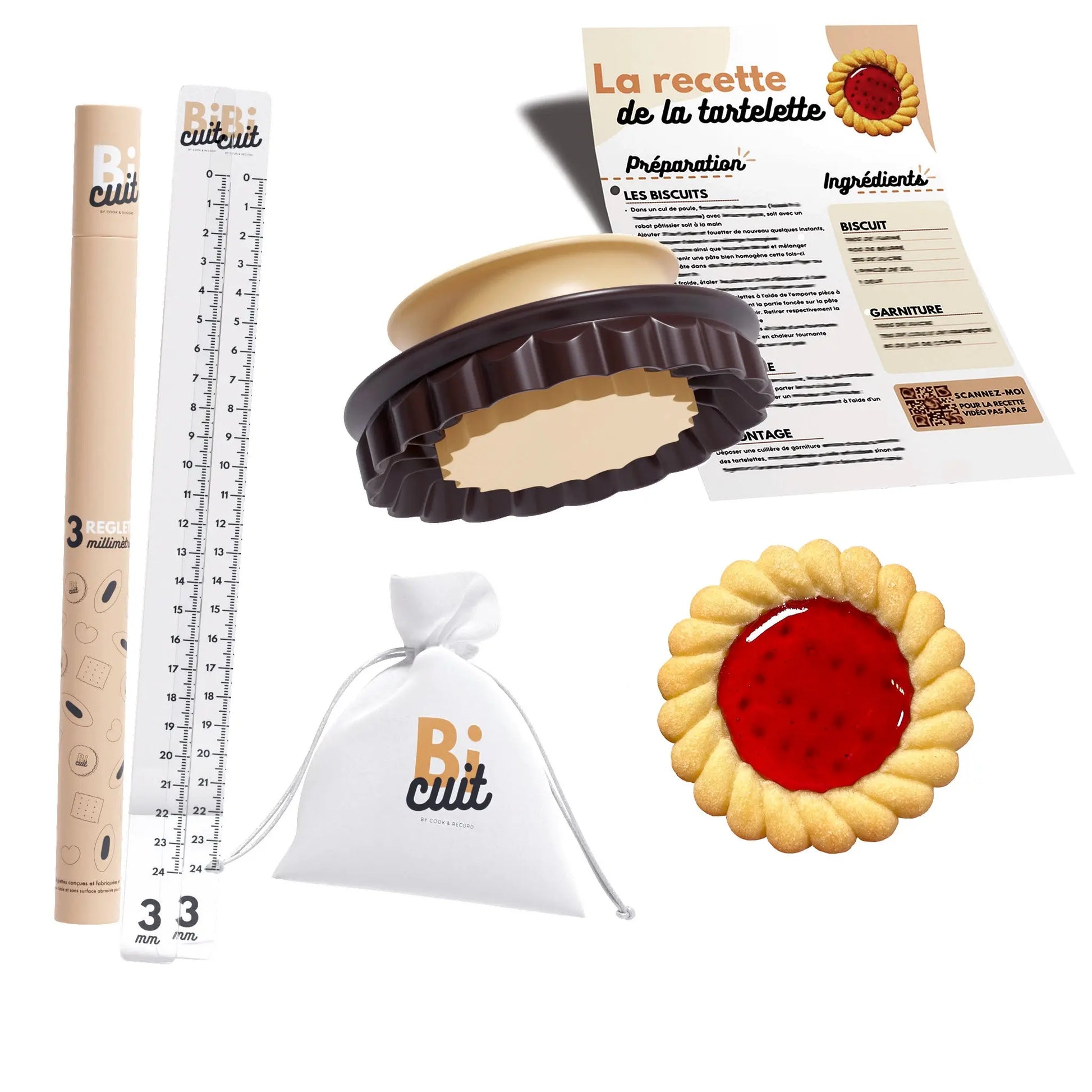 Le kit Tartelette bicuit