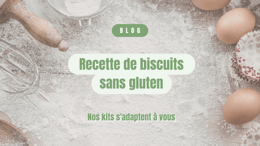Recettes de biscuits sans gluten : nos kits s'adaptent à vous