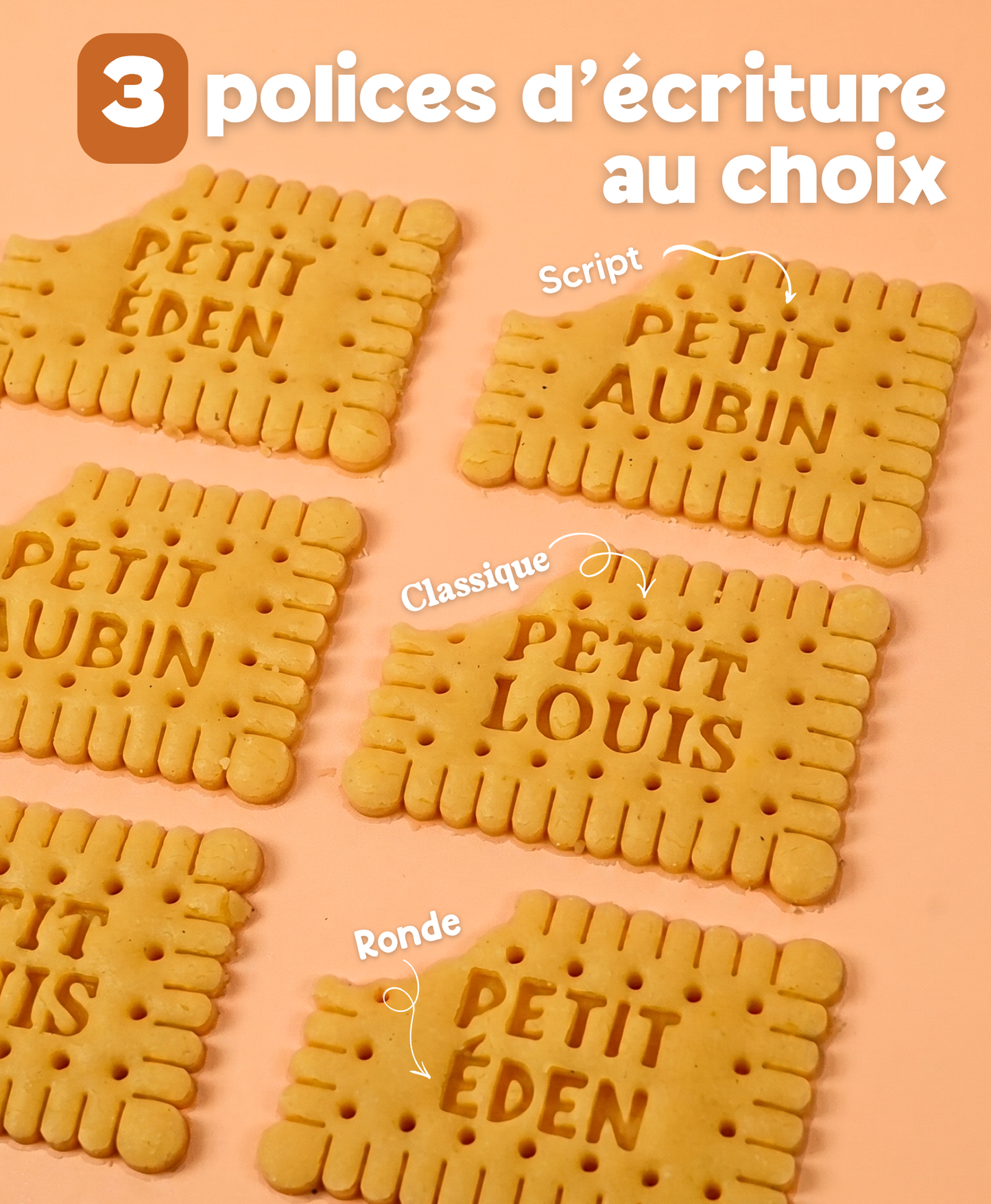 Le Kit Beurré : emporte-pièce biscuit personnalisé