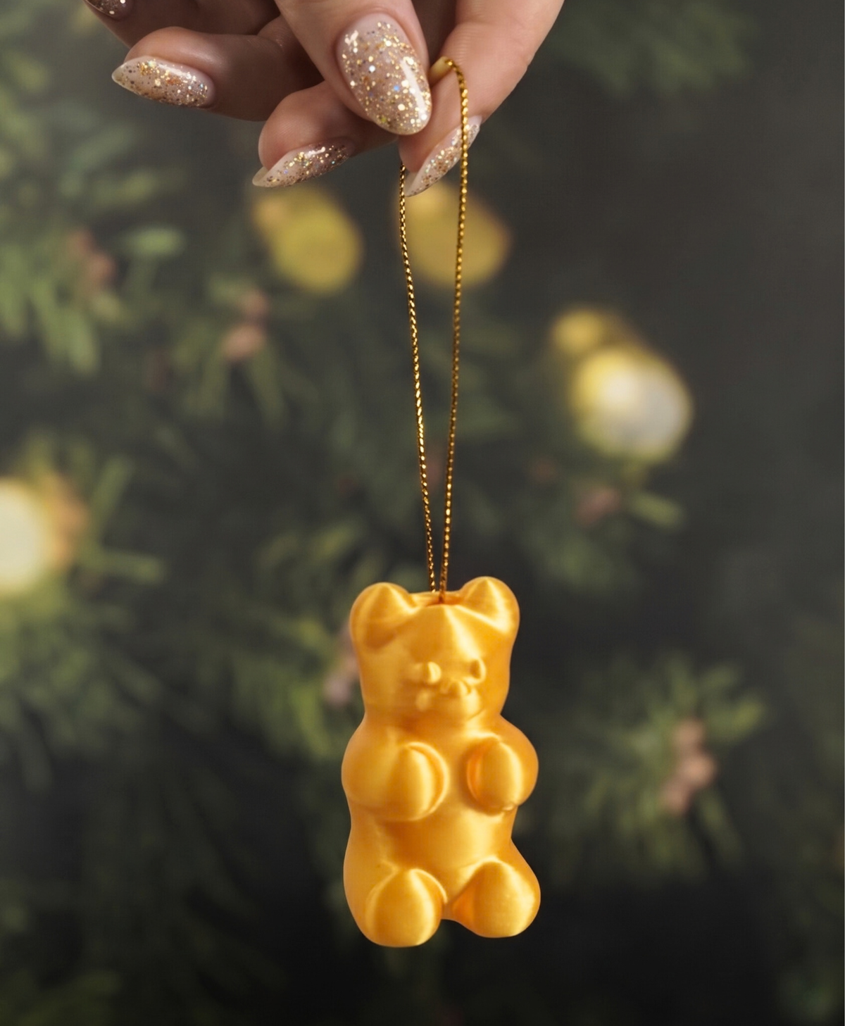 Ourson doré - décoration de Noël