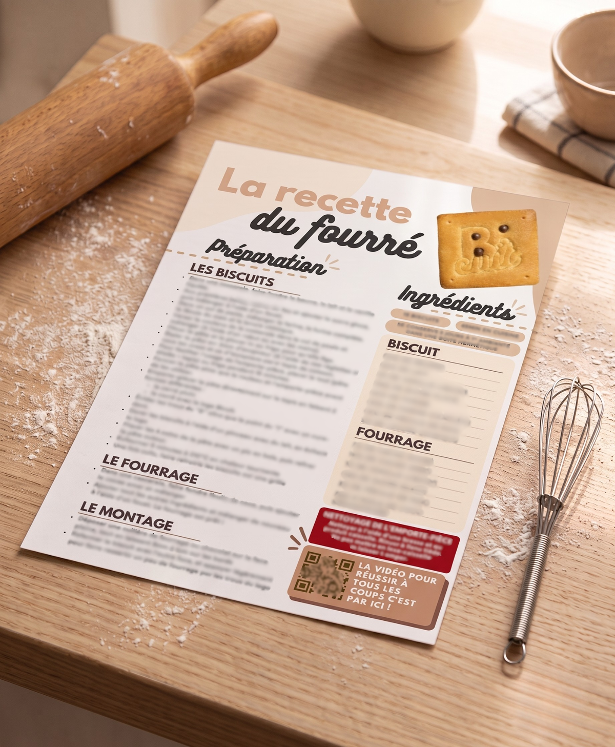 La fiche recette + vidéo du Fourré