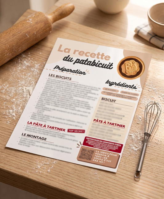 La fiche recette + vidéo du Patabicuit