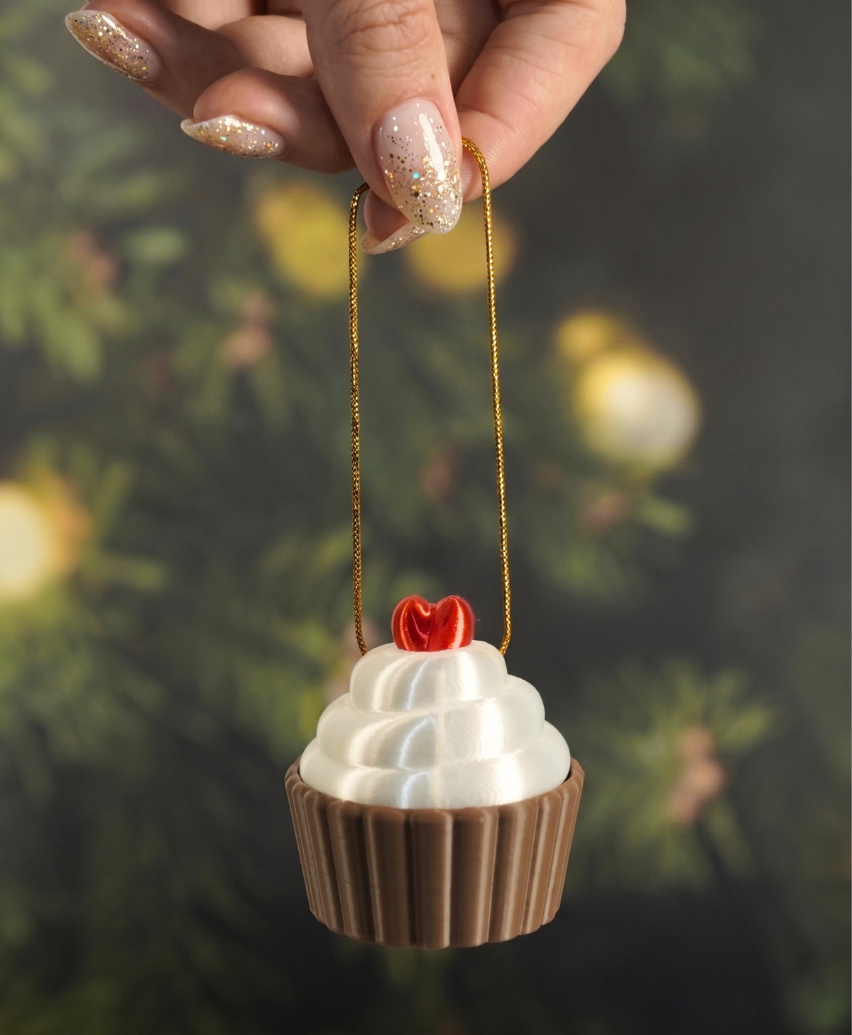 Cupcake - décoration de Noël