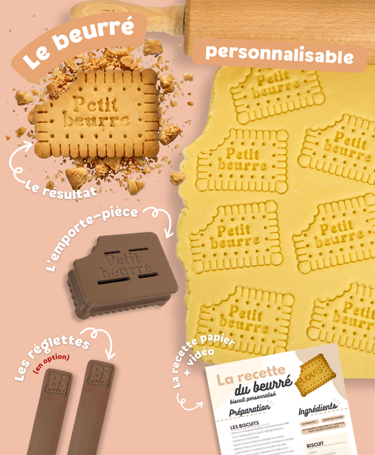 Emporte-pièce beurré personnalisé