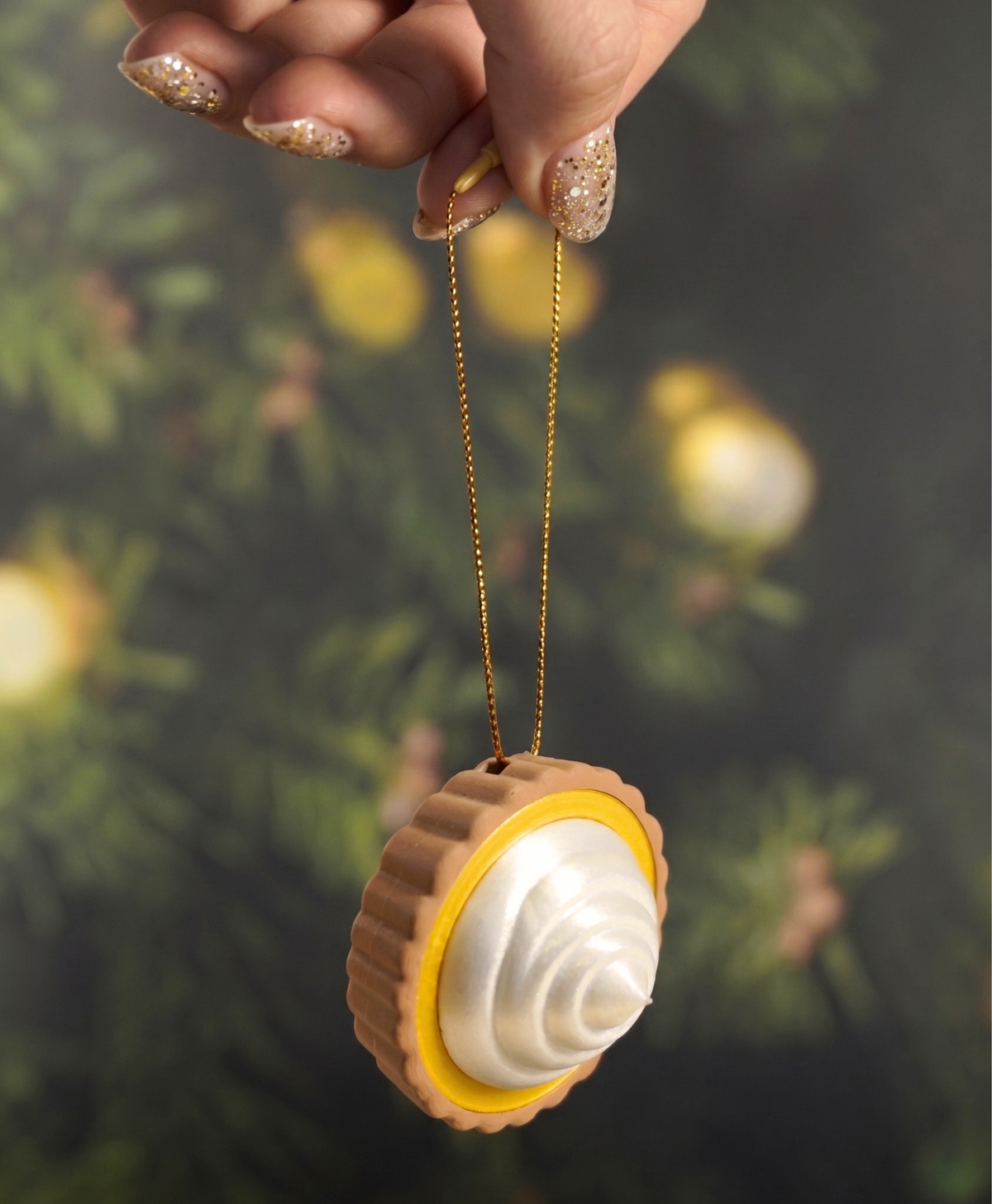 Tarte citron - décoration de Noël
