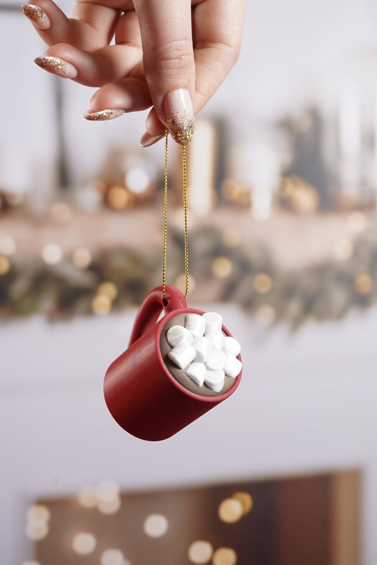Chocolat chaud - décoration de Noël