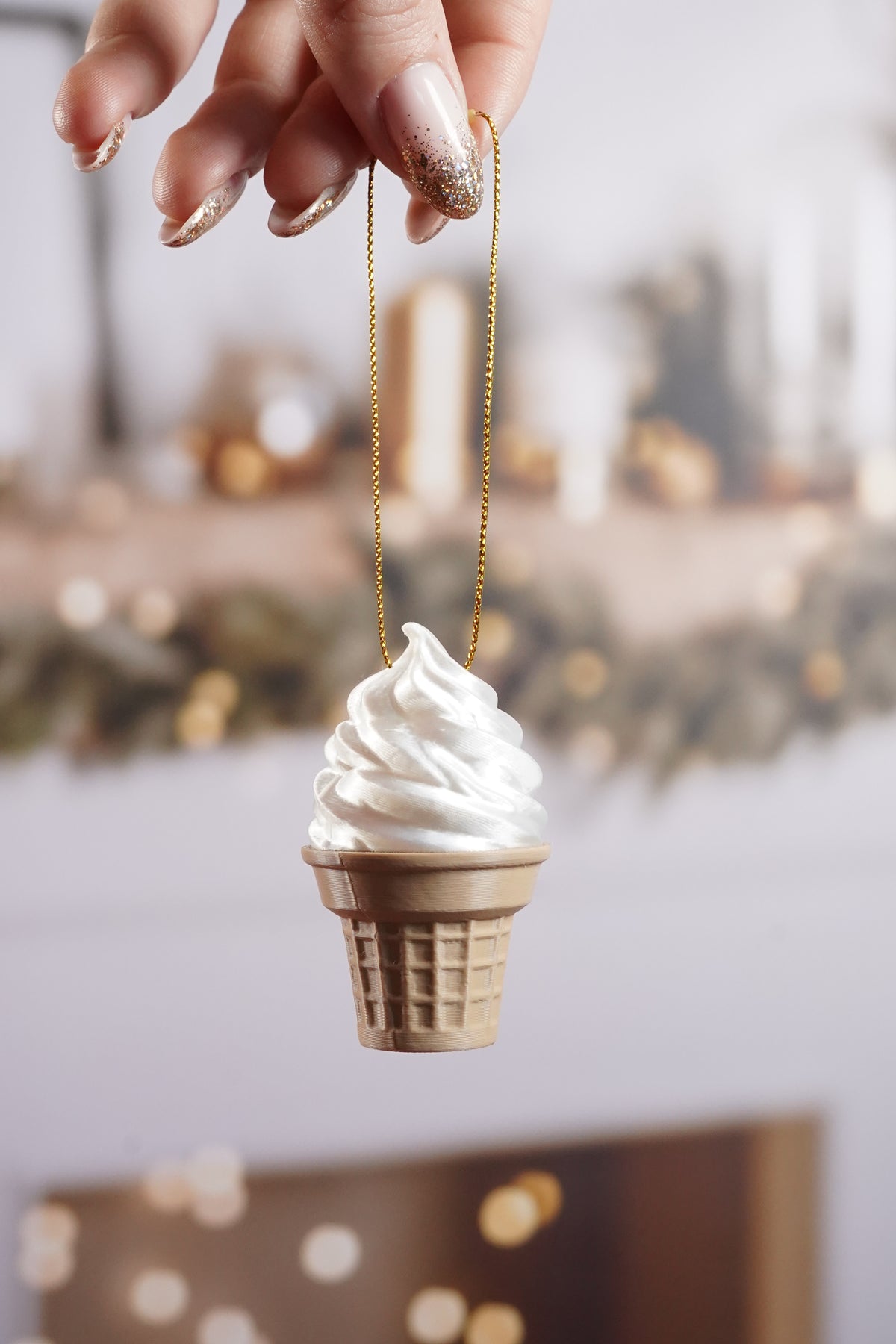 Cornet de glace - décoration de Noël