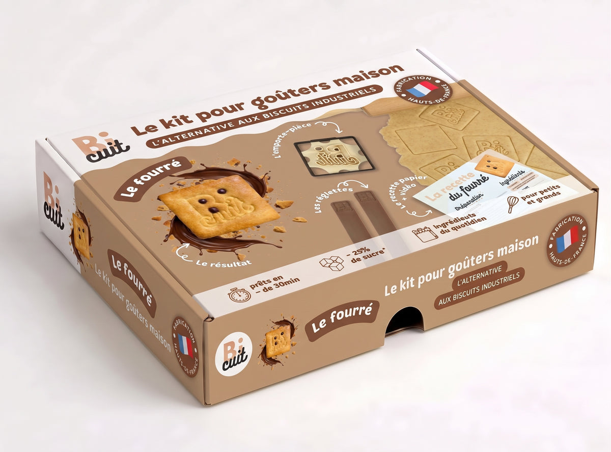 Coffret Fourré (emporte-pièce, recette et réglettes)
