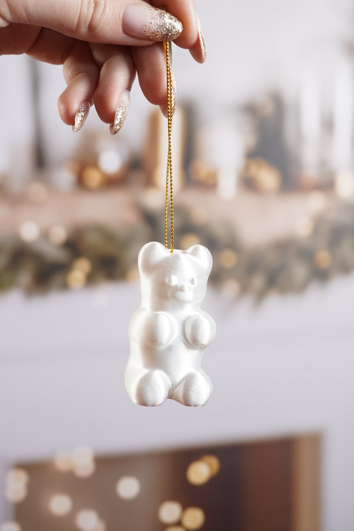 Ourson blanc - décoration de Noël