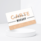 Carte cadeau Bicuit physique